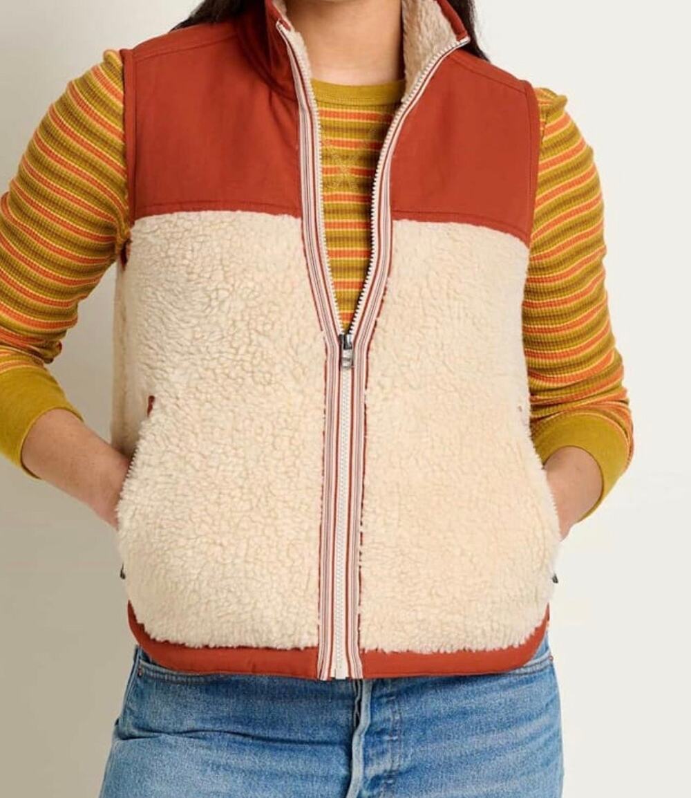 Toad & Co. Women's Sespe Sherpa Vest Size Large